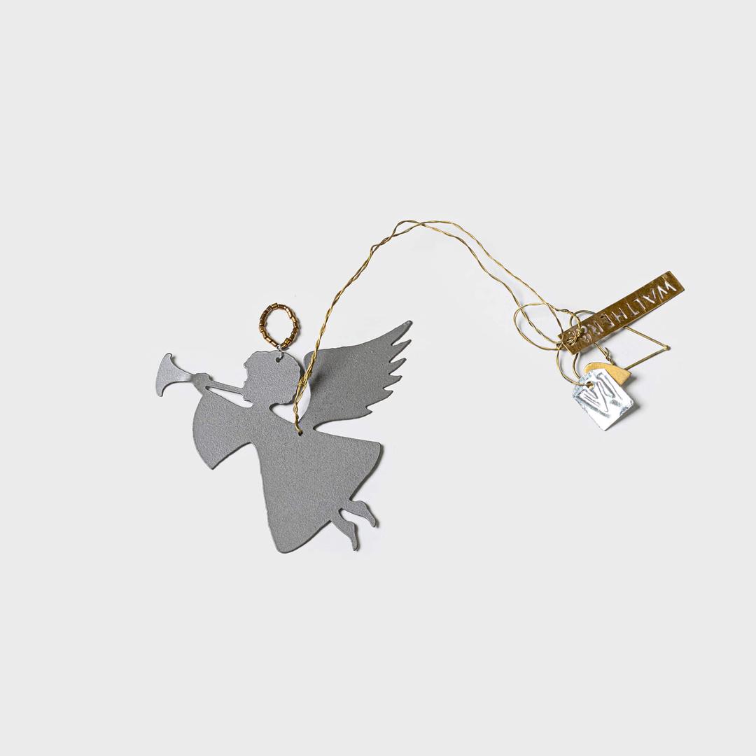 WALTHER&CO Hanging Angel, Angel Hanging - Zinc 10cm
