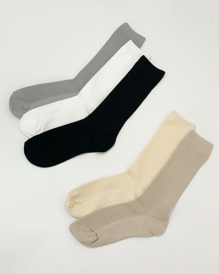 롱 골지양말 5color (레인부츠/데일리/레이어드)