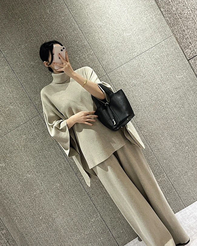 터틀 망또 투피스 set