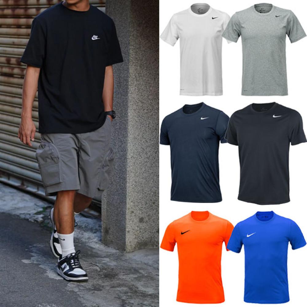 나이키 드라이핏 스우시 운동 헬스 남자 기능성 반팔티