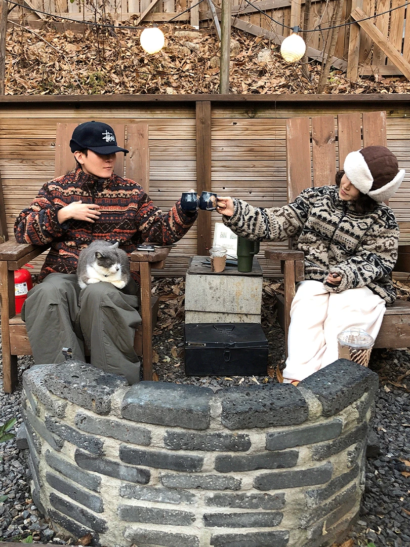 글램 쟈가드 후리스 자켓