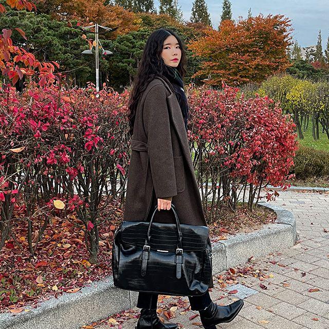 실루엣 파이톤 보스턴백