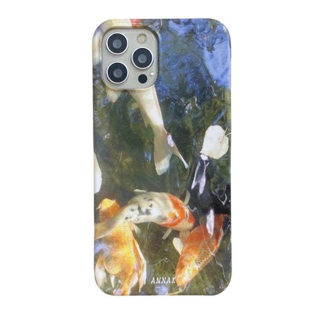 [purple sunlight koi goldfish hard case] 금붕어 잉어 물고기 하드케이스 여름 바다케이스 빈티지 오리엔탈 아이폰 갤럭시케이스