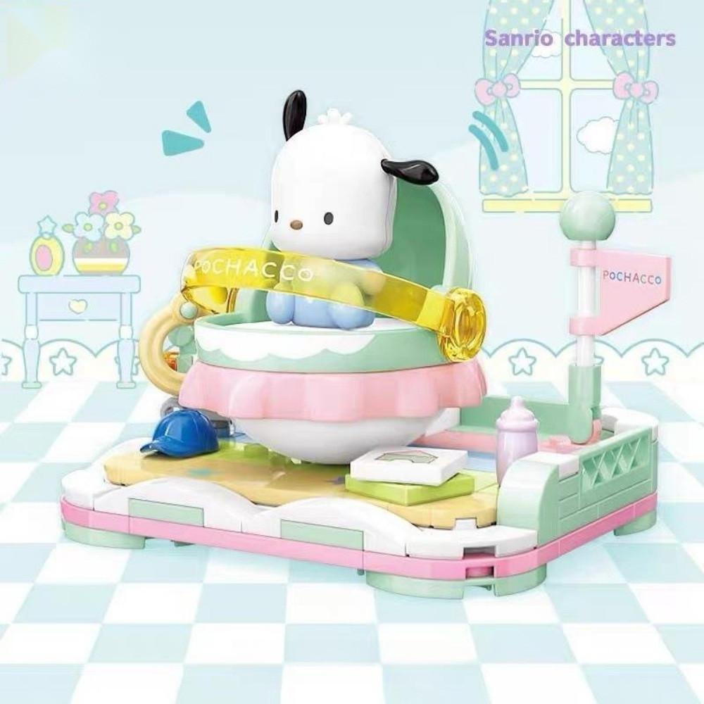 탑토이 산리오 시나모롤 쿠로미 멜로디 포차코 귀여운 요람 시리즈 미니 블럭