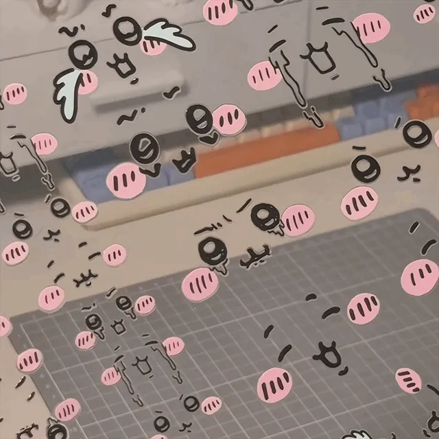 미니멀 부끄 볼터치 얼굴 꾸미기 스티커 bb cc