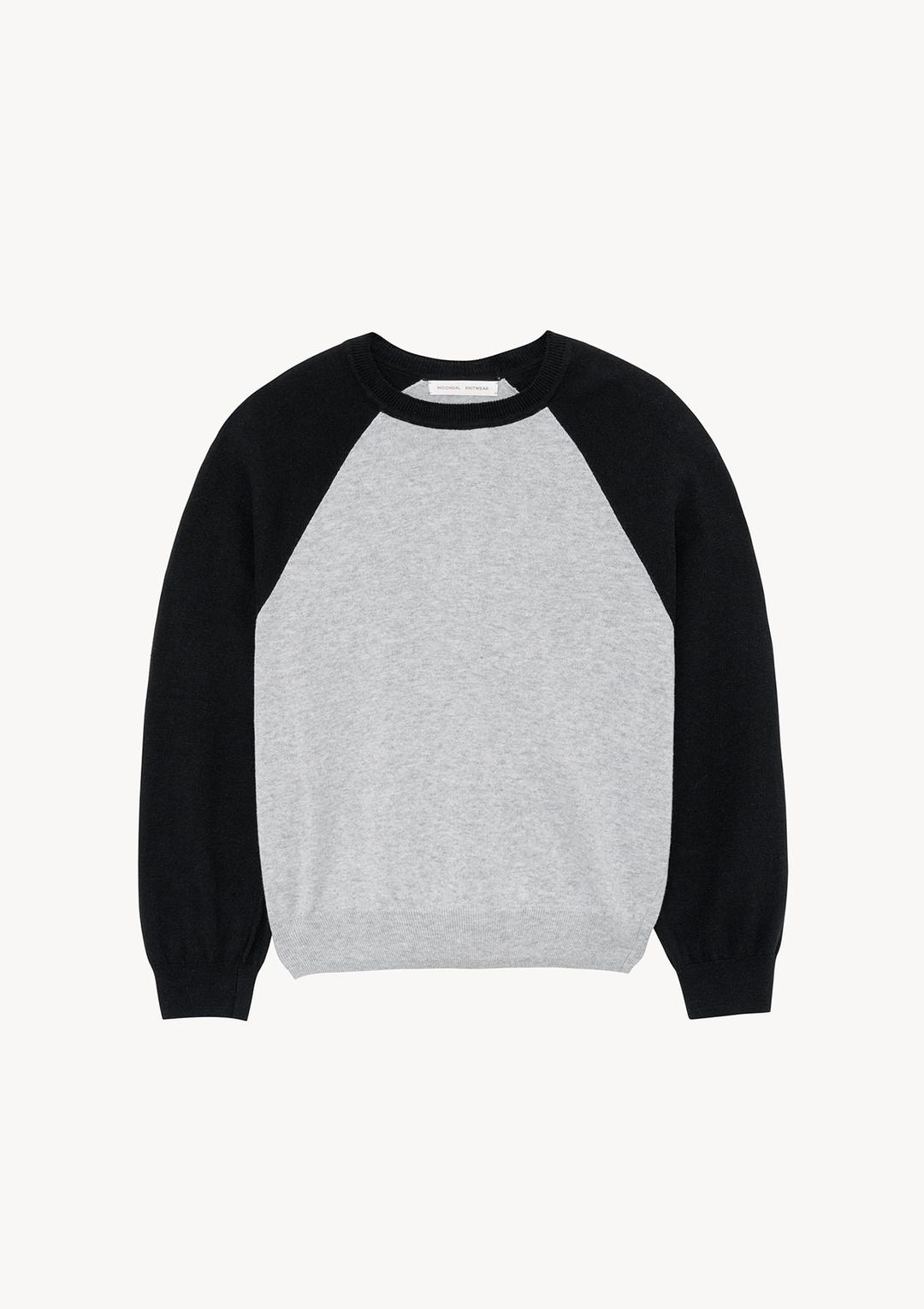 Ted Raglan Knit in Black