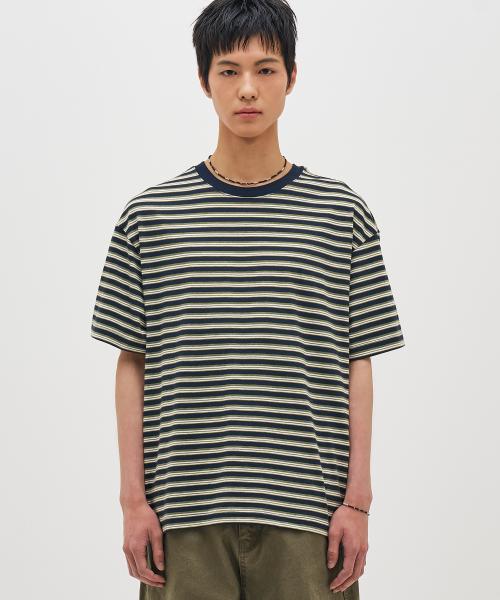 스트라이프 보더티 네이비