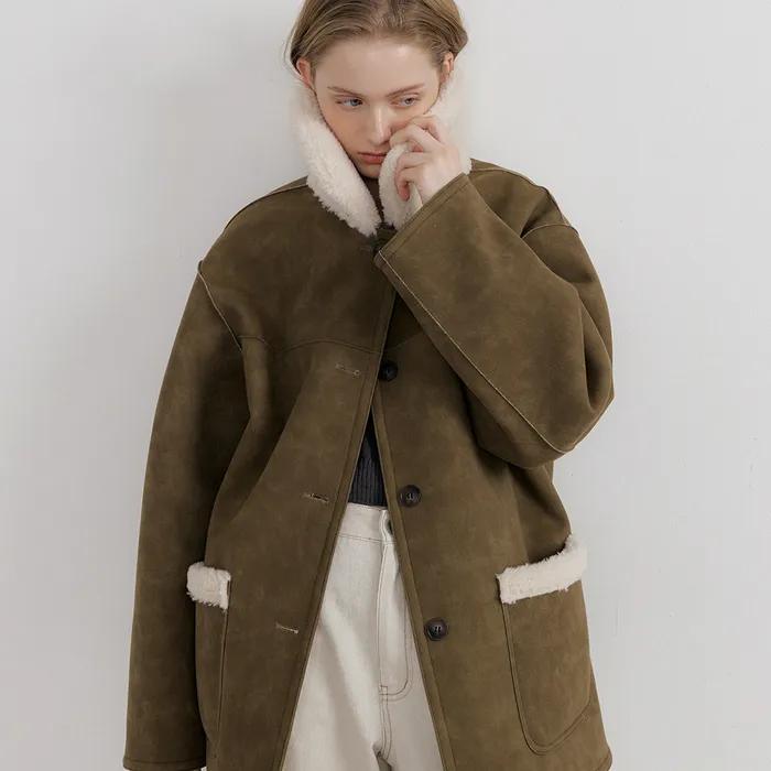 comos 1611 nubuck reversible shearing mustang (mocha)