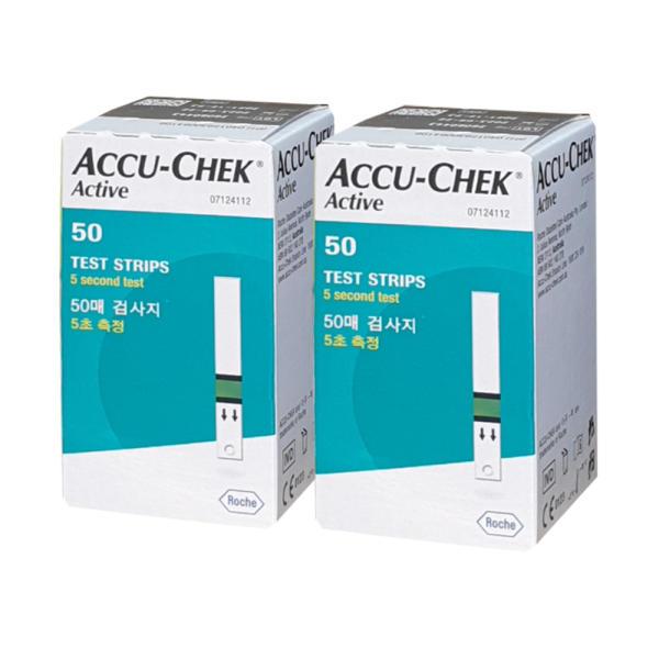 아큐첵 액티브 혈당검사지100매(24년02월)P