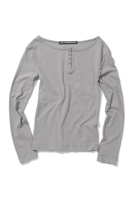 Stitch Henley Tee, Dim