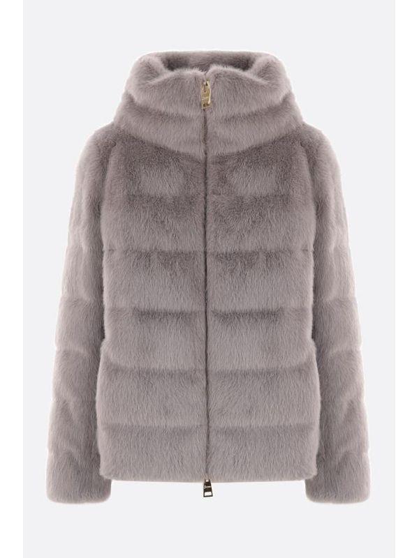 페이크 퍼 패딩 자켓