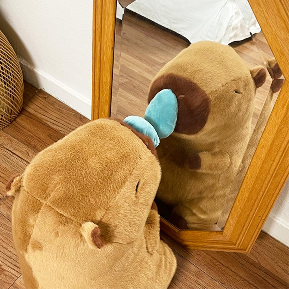 프로젝트소품 콧물 카피바라 인형 애착인형 플러시 인형선물
