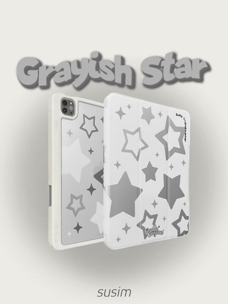 수심 Grayish Star Ipad Case 별 아이패드 케이스 스타 y2k 힙한 감성