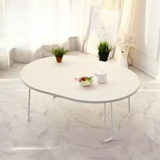 LPM 800 심플 타원형 접이식테이블 샌드베이지