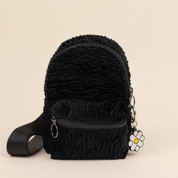 조이 슬링백 미니 플리스 블랙 [2차 예약 주문 10/29 발송 예정]