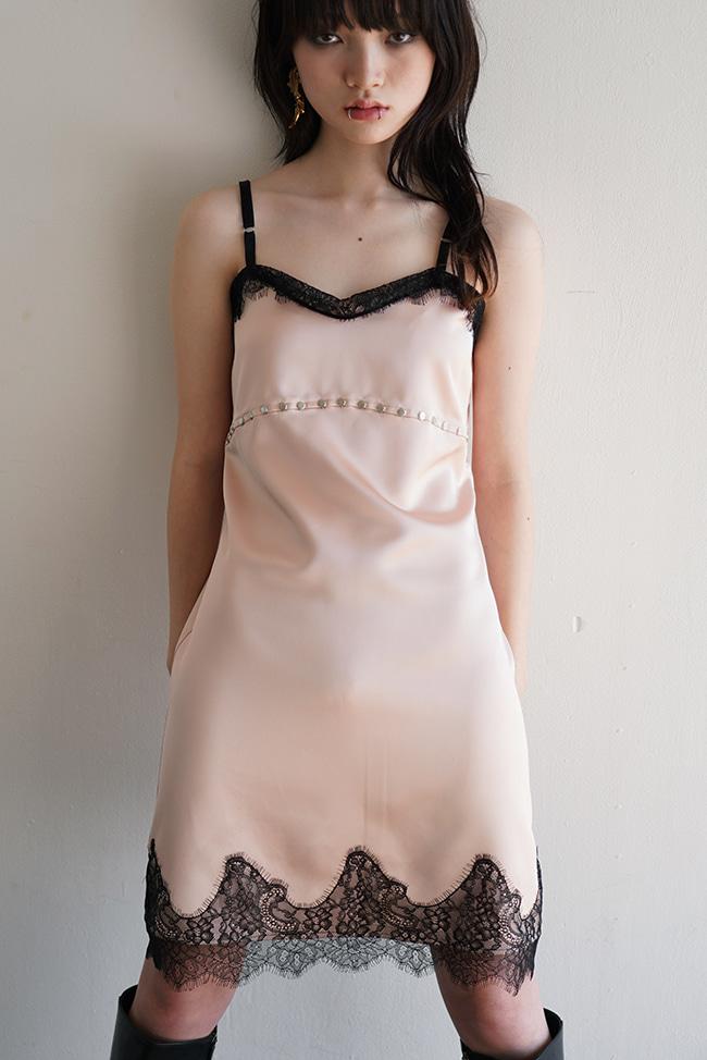 WILD LACE SLIP DRESS