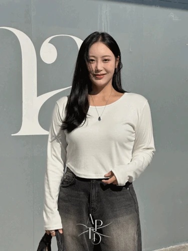 [질좋은이너티/Made] 022 몸매보정 밑단 굴림 라운드넥 겨울ver[5color/44-88]