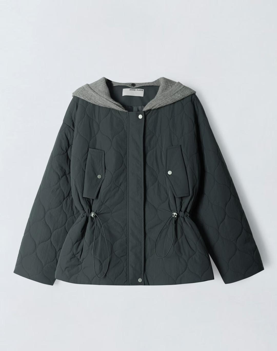 [앤클라인]후드 퀄팅 패딩 O3WN26