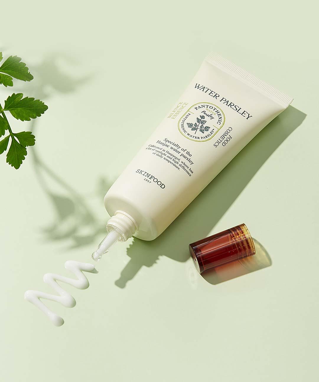 스킨푸드 🌿판토테닉 워터 파슬리 사일런스 에센스 70ml+증정(14ml2개+마스크팩1매)