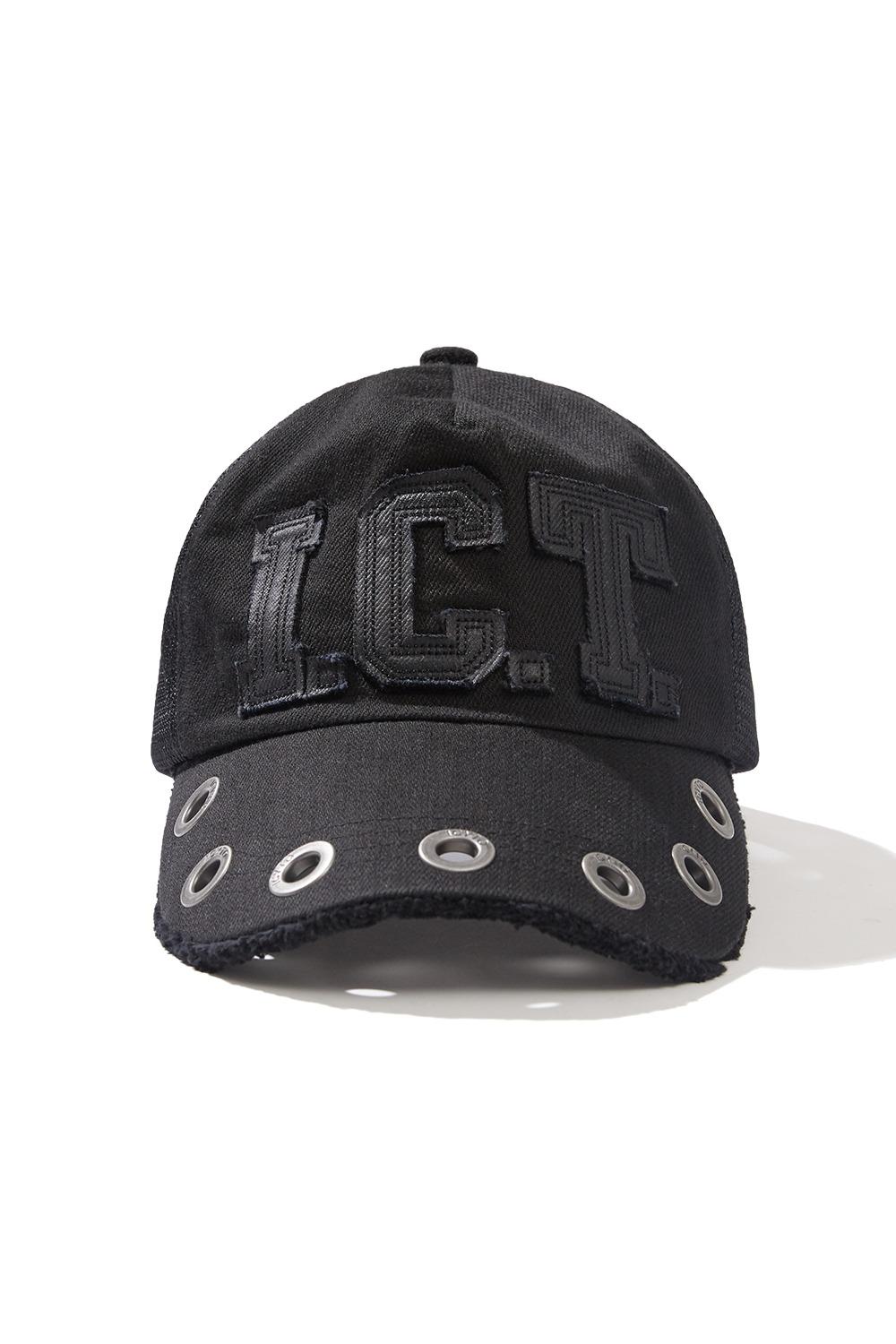 I.C.T. EYELET TRUCKER CAP black
