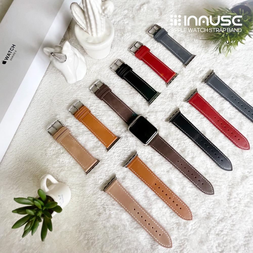 인뮤즈 애플워치 스트랩 7 se 6 5 4 3 가죽 와치 버클 레더 싱글투어 밴드