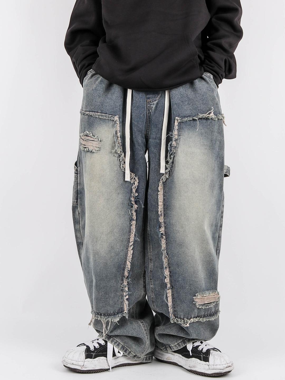 PG Double Knee Carpenter Denim Pants (2color)