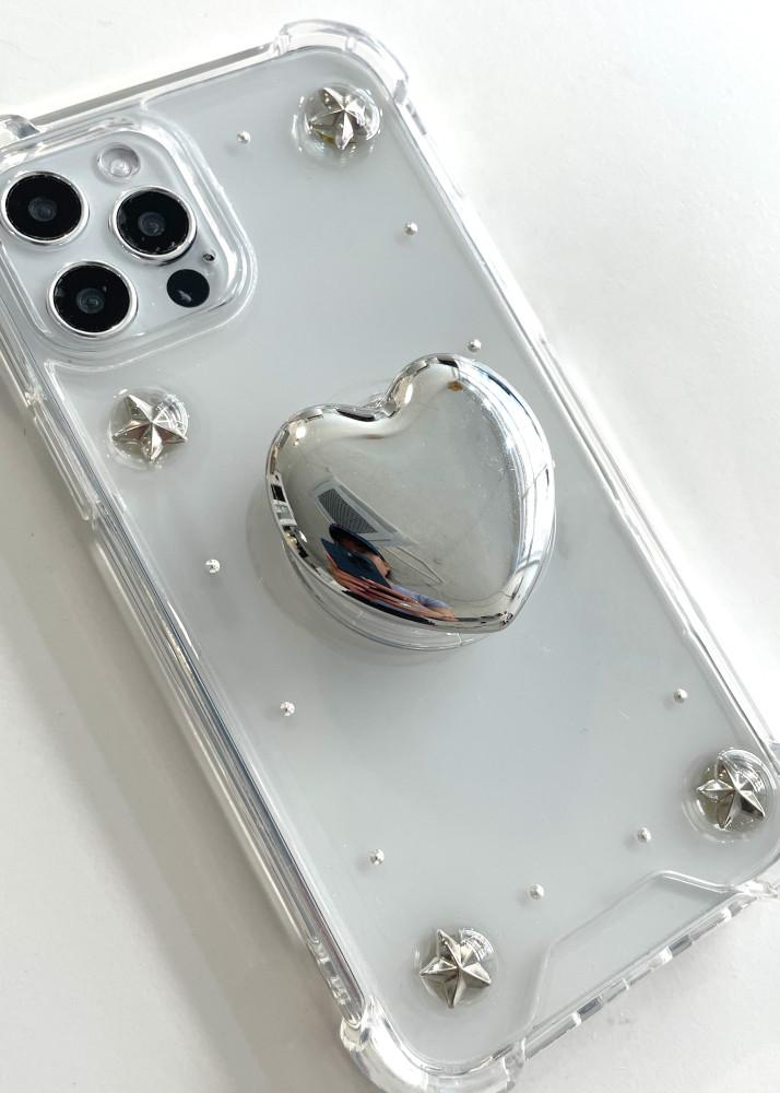 LTM 메탈하트 스마트톡/ 핸드메이드 /써지컬스틸 그립톡