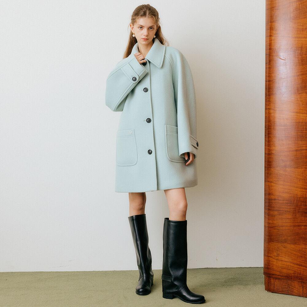[BU&BK : 2/9 예약배송] MARY HALF WOOL COAT_3colors