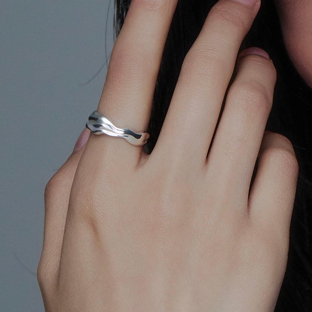 골드앤디어 [D.silver925] 아쿠아 유니온 반지