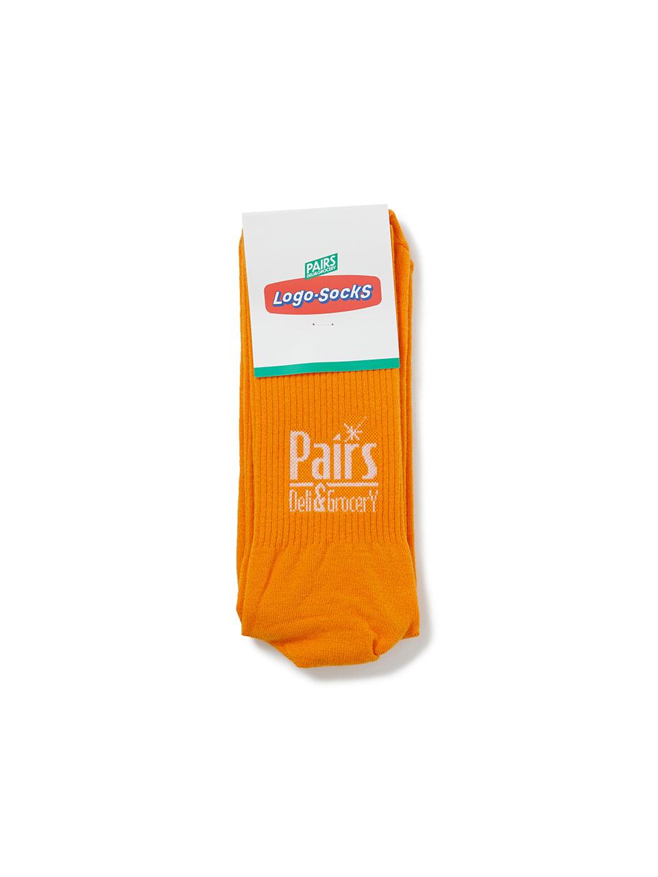 Retro Logo Socks Orange