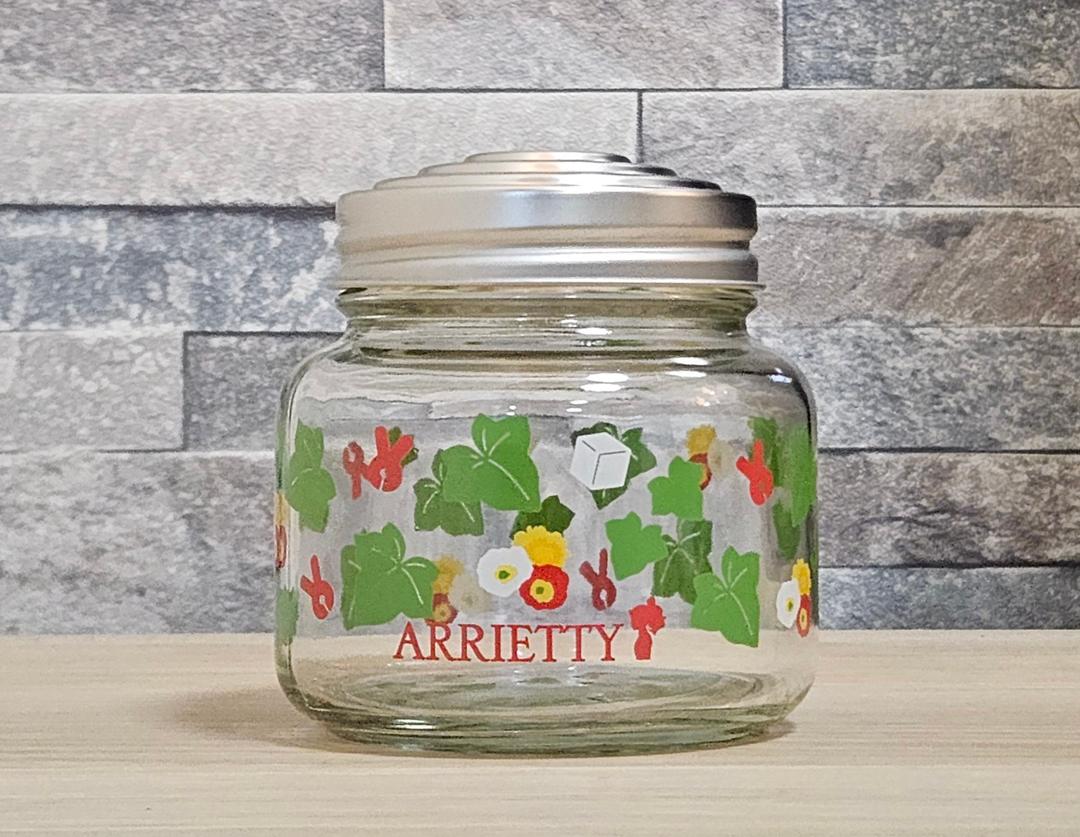 지브리 파크 마루 밑 아리에티 유리 용기