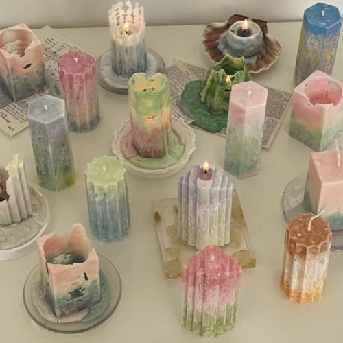 하우올리 소우주 유화 커스텀 캔들