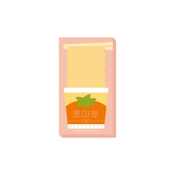 토마토 컵라면 미니메모지