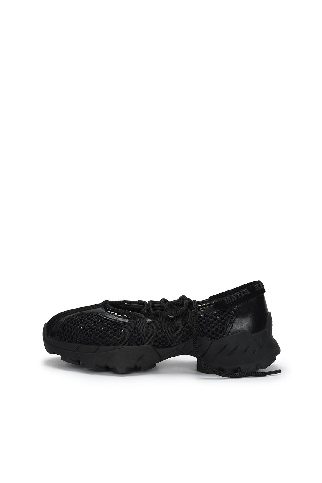 MESH BALLET SNEAKERS IN BLACK
