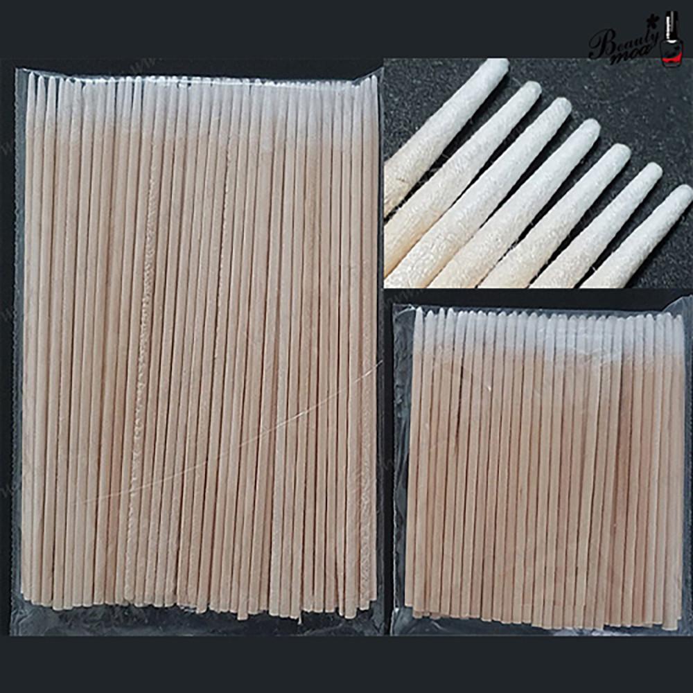 단면나무면봉 틈새청소 면봉 100개입 10cm