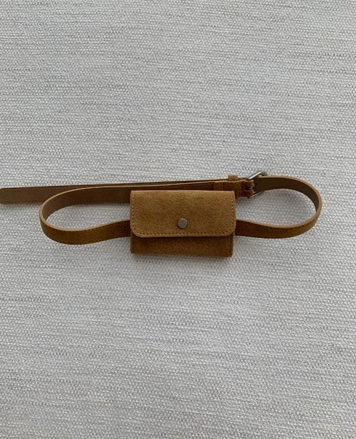 suede belt bag (2colors)