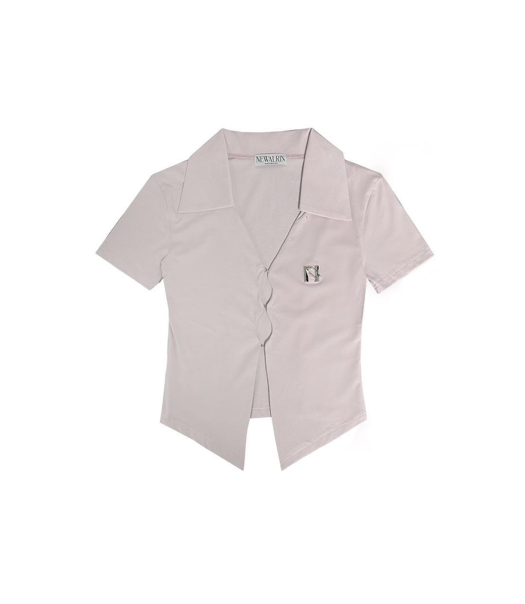 Newalrin emblem short sleeve shirt Top