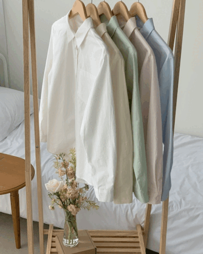 언더더힐 andy cotton shirt (5color)