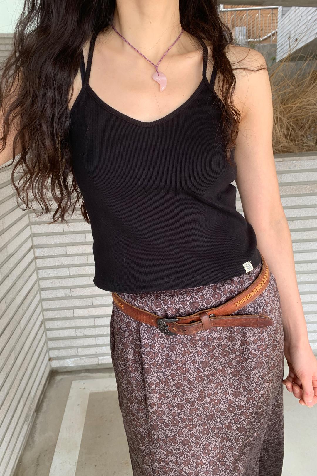 Rib Symbol Sleeveless (Black)