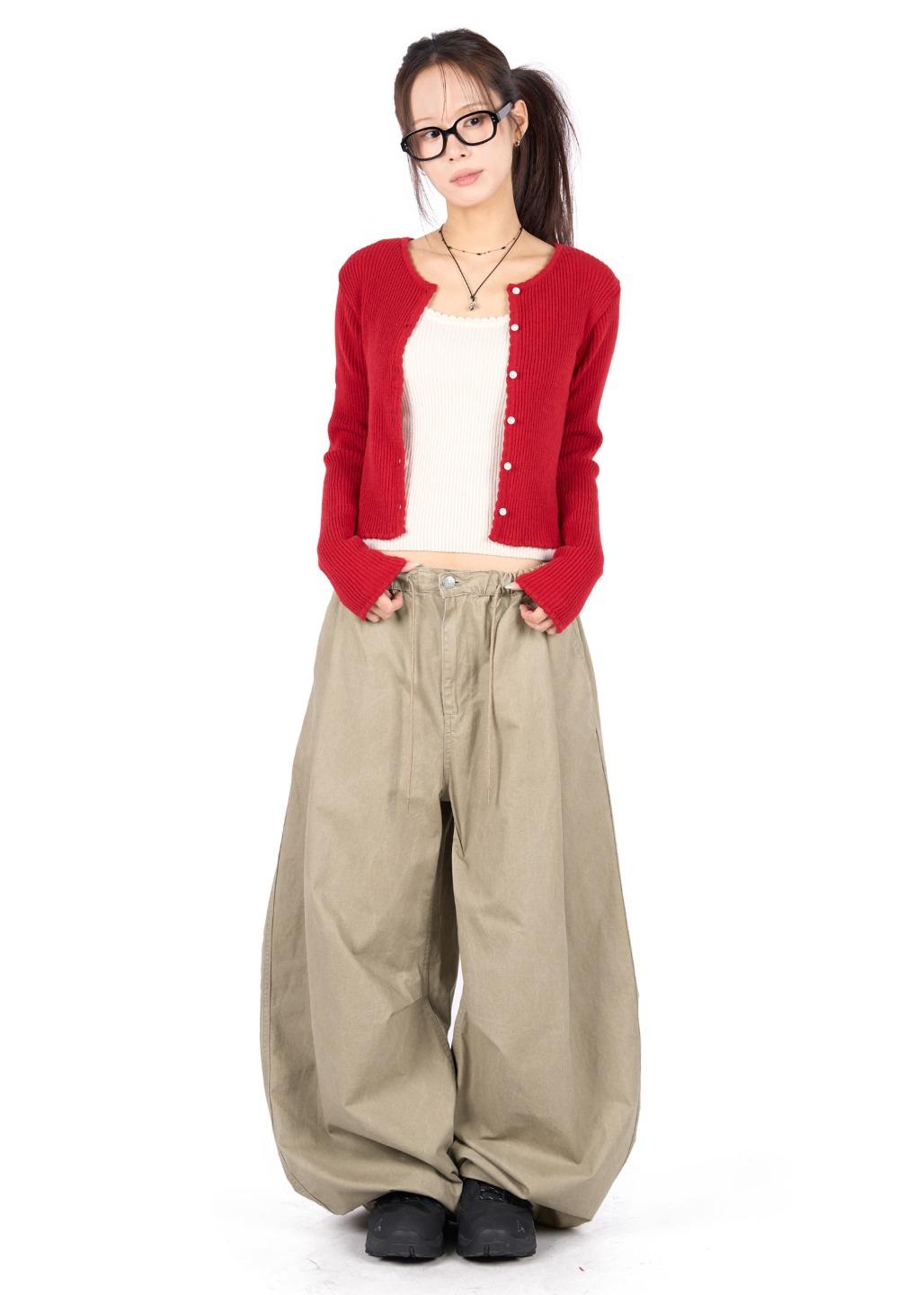 릿킴 POWDER PINTUCK BALLOON PANTS