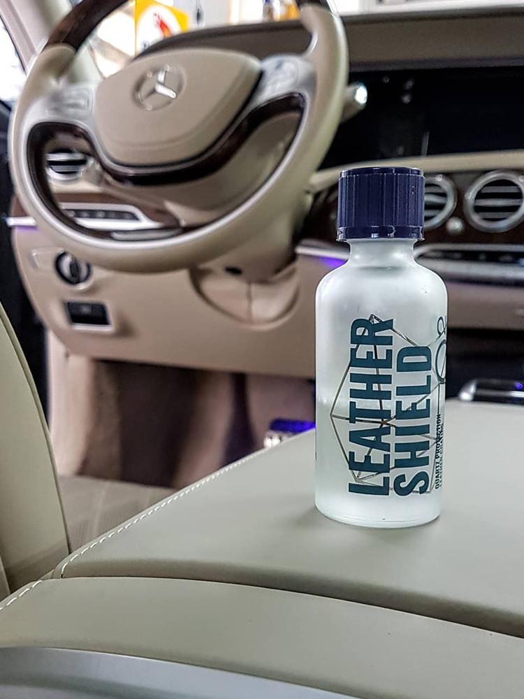 Q2 레더쉴드 50ml 자동차 가죽 시트 관리 코팅제 보호제 광택제