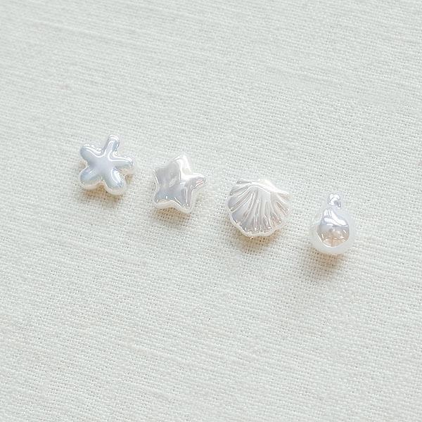[3-686-02] 아크릴진주 오로라AB 모양진주 [1개]