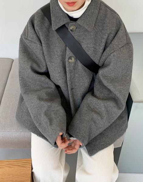 [unisex] 크로비 울 자켓 (2color)