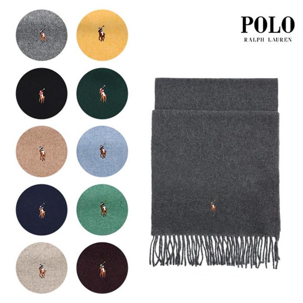 폴로 남녀공용목도리 버진울 커플목도리 머플러 크리스마스선물추천 11종택일