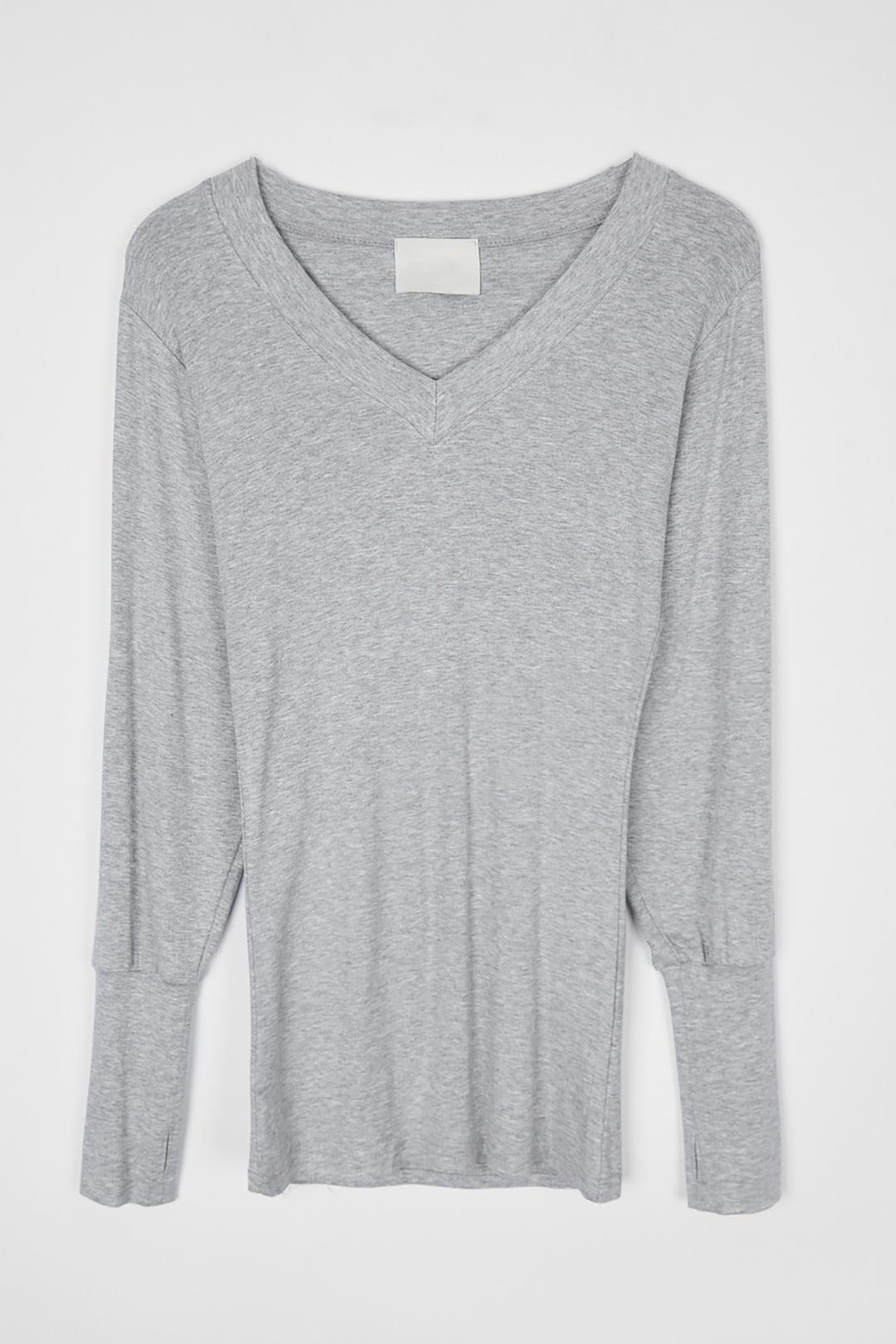 GLAM V-NECK LONG TOP