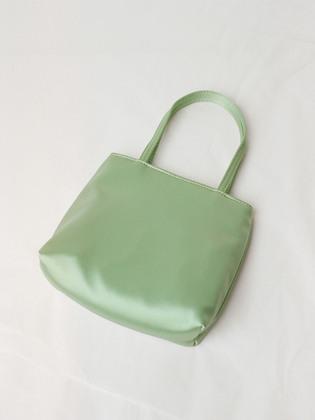 LITTLE SILK BAG LIGHT GREEN