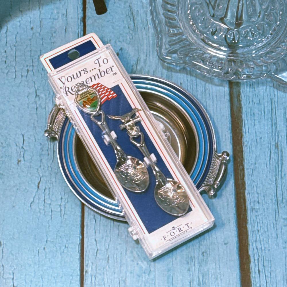 미국 빈티지 그랜드캐니언 티스푼 2P