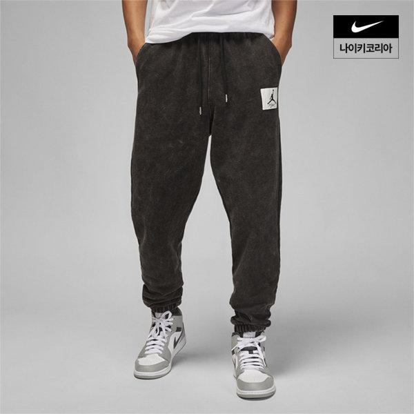 조던 에센셜 남성 스테이트먼트 워시드 플리스 팬츠 AS DR3090-010