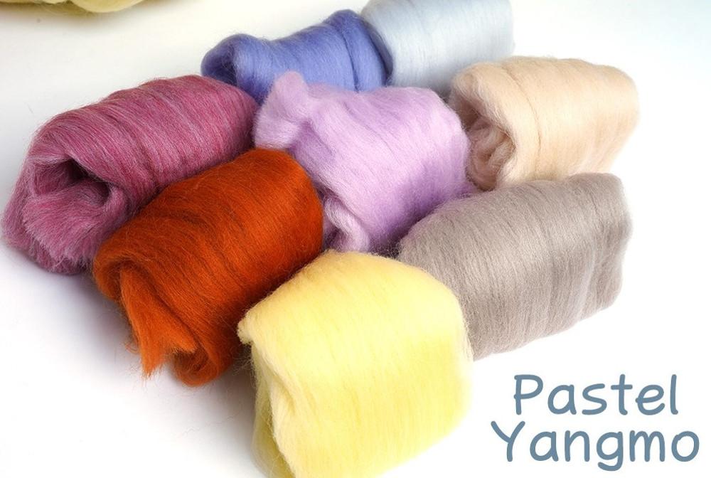 삼남뜨개실 파스텔 양모 20g 10+1 양모펠트 니들펠트 45색