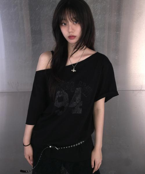 노팅힐 페미닌 원숄더 반팔(3Color)